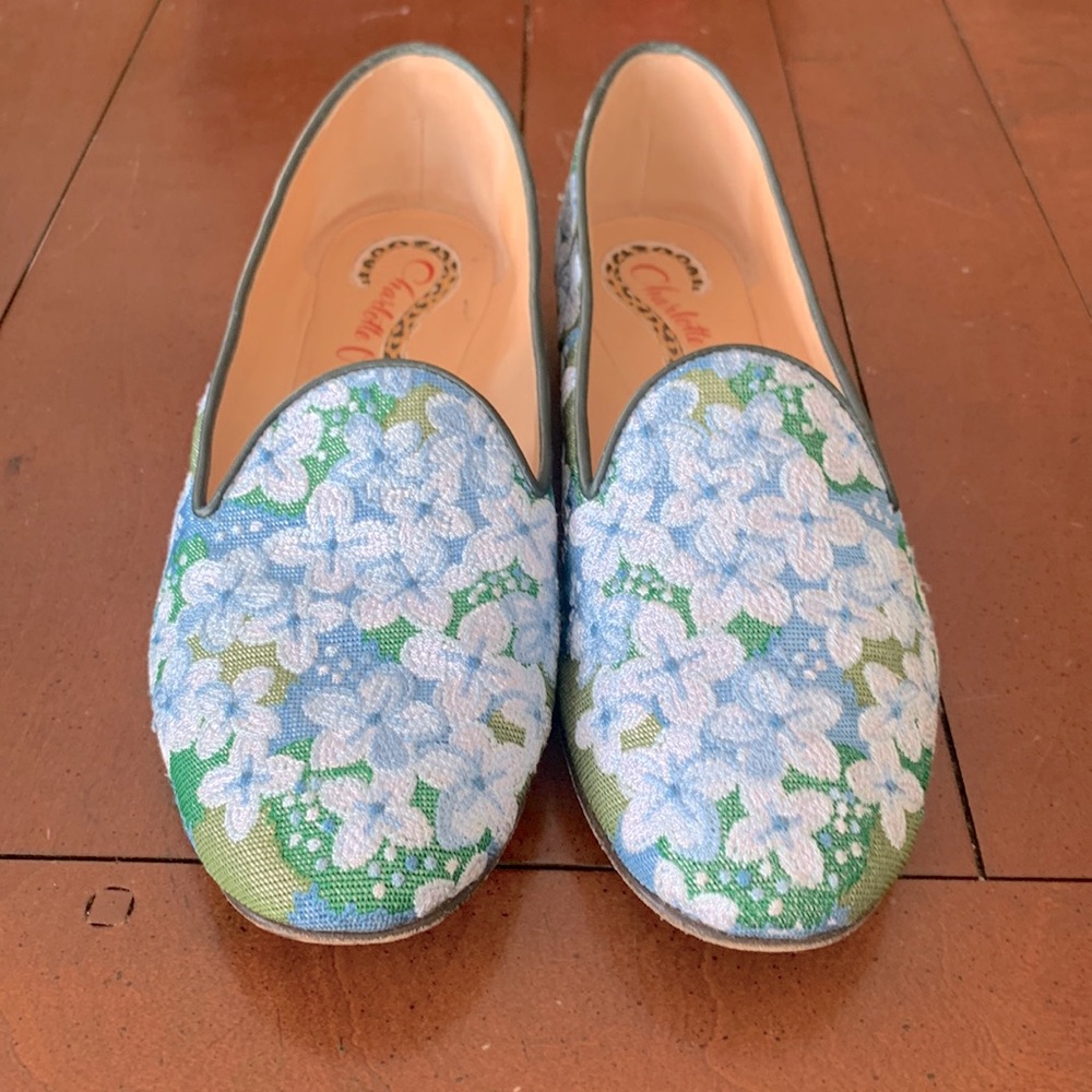 Charlotte Olympia flower flat shoes